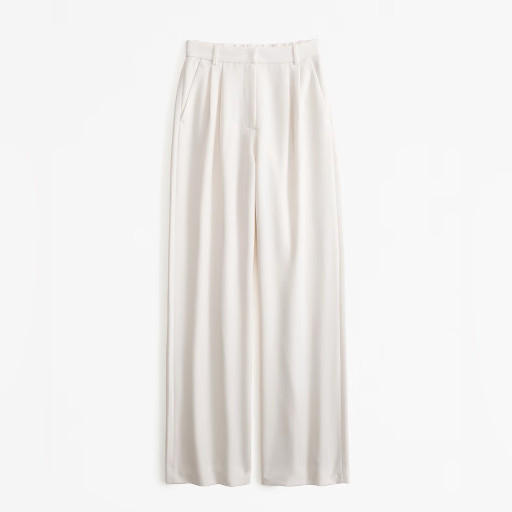 NWT Abercrombie and Fitch Sloane Tailored Wide Leg Pant - Size 29 Short -8 Short - Picture 5 of 15